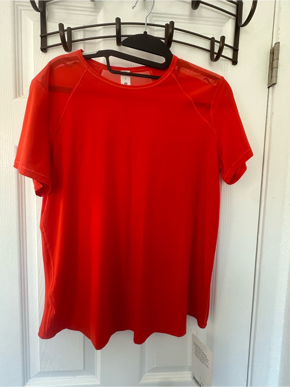 Lululemon Sculpt Short Sleeve 8 Red NWT